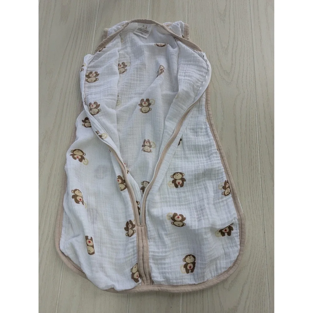 Aden + Anais Baby Muslin Sleep Sack Swaddle Large L 12-18M‎ Monkeys